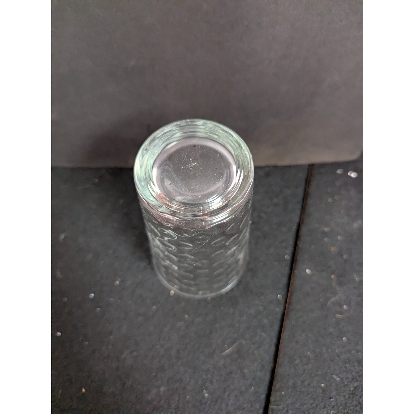 Vintage Mid-Century Bubble Anchor Hocking Clear Glass Tumblers Highball Set of 8