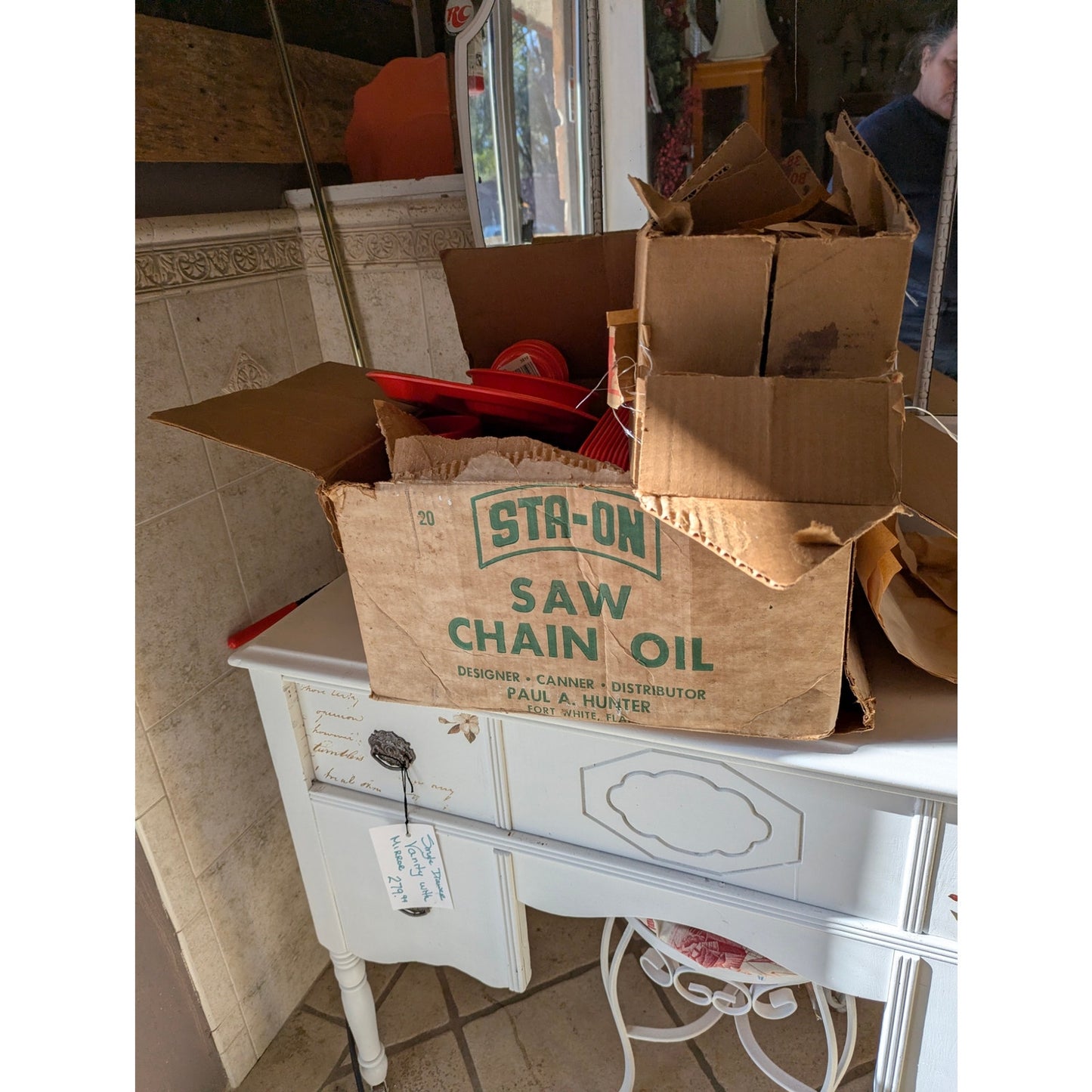 NOS Red Rubbermaid Snack Serving tray sandwich plate