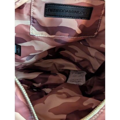 Rebecca Minkoff Nylon Backpack Pink Camouflage Pattern NEW