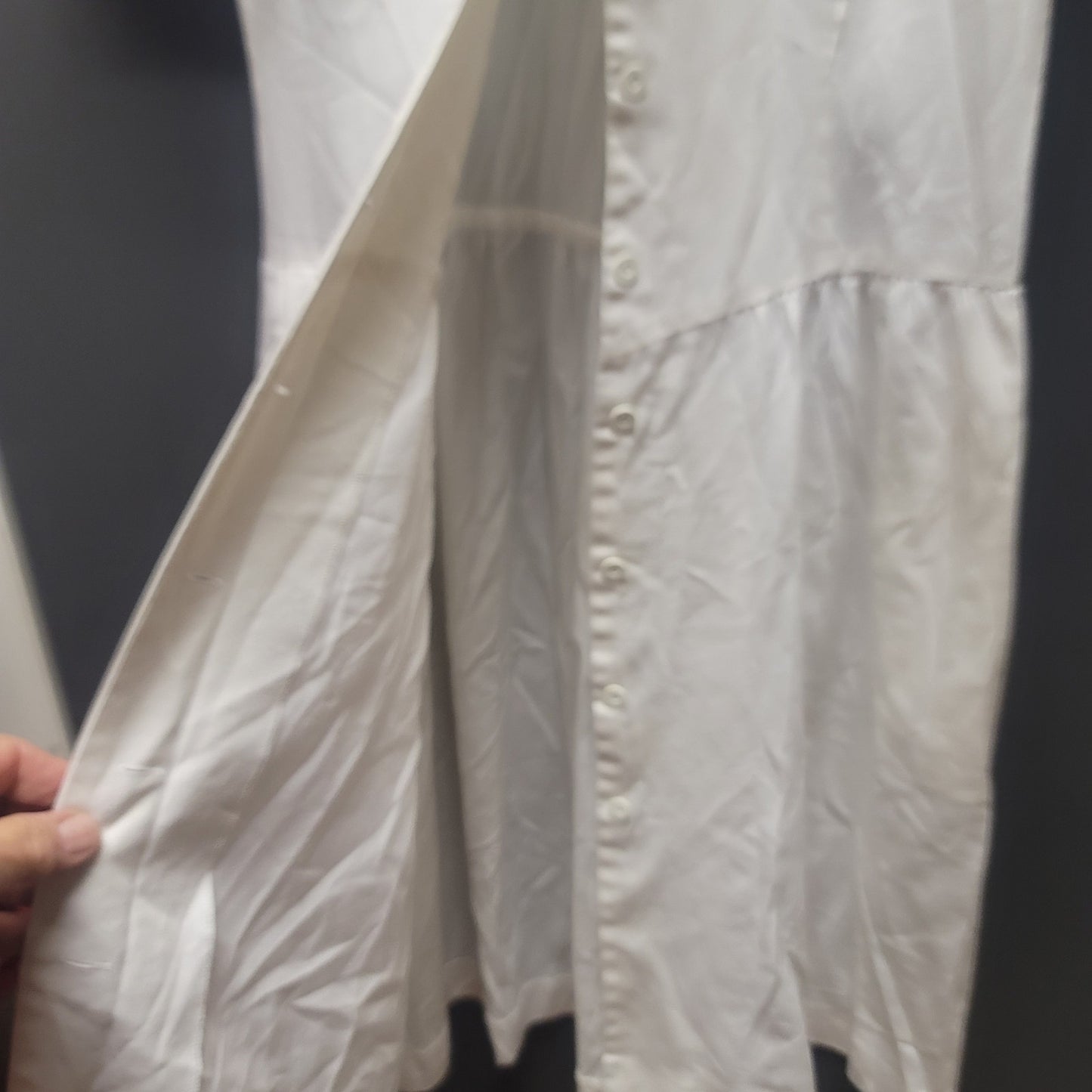 Vintage Dress Whites White Short Sleeve Nurse Uniform Dress Mid-Century Mod 10