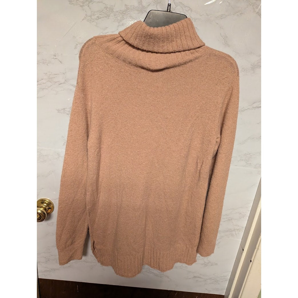 BP. Size Small turtleneck sweater long sleeve Pink Adobe Knit Casual packable