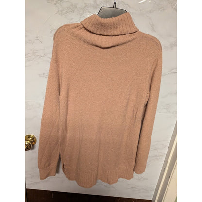 BP. Size Small turtleneck sweater long sleeve Pink Adobe Knit Casual packable