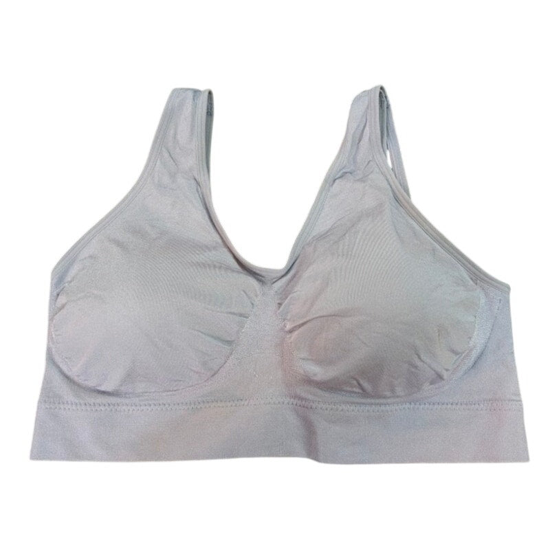 Wacoal Gray Seamless Padded Bralette Sports Bra Size 38