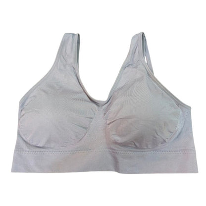 Wacoal Gray Seamless Padded Bralette Sports Bra Size 38