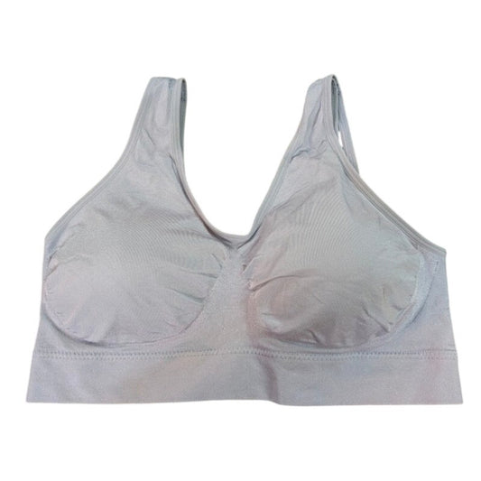 Wacoal Gray Seamless Padded Bralette Sports Bra Size 38