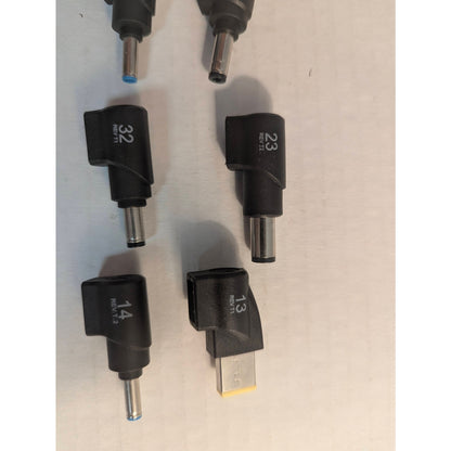 Universal Laptop DC Power Adapter Tips Replacement Connector Set Lot 7 Pc
