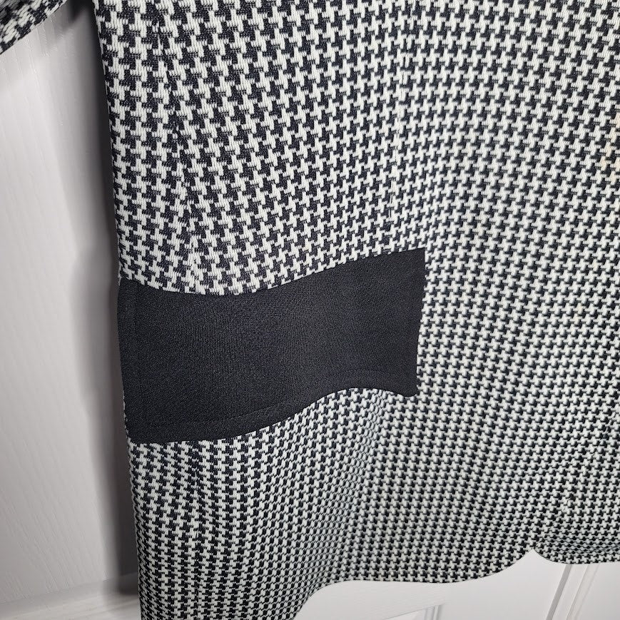Vintage Storrs Schaefer Cinncinati Houndstooth 70's Poly Rockabilly Blazer 42R