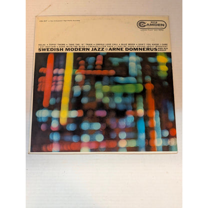 Vintage Arne Domnerus Swedish Modern Jazz RCA Camden CAL-417 Vinyl LP