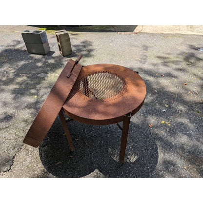 Secondhand Sandies : large outdoor steel pan fire propane cooking pan PAELLA