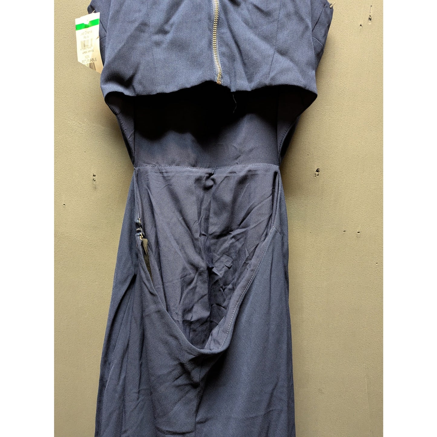 Ali & Jay Blue Sleeveless Asymmetrical High Low Midi Dress Women Extra Small NWT