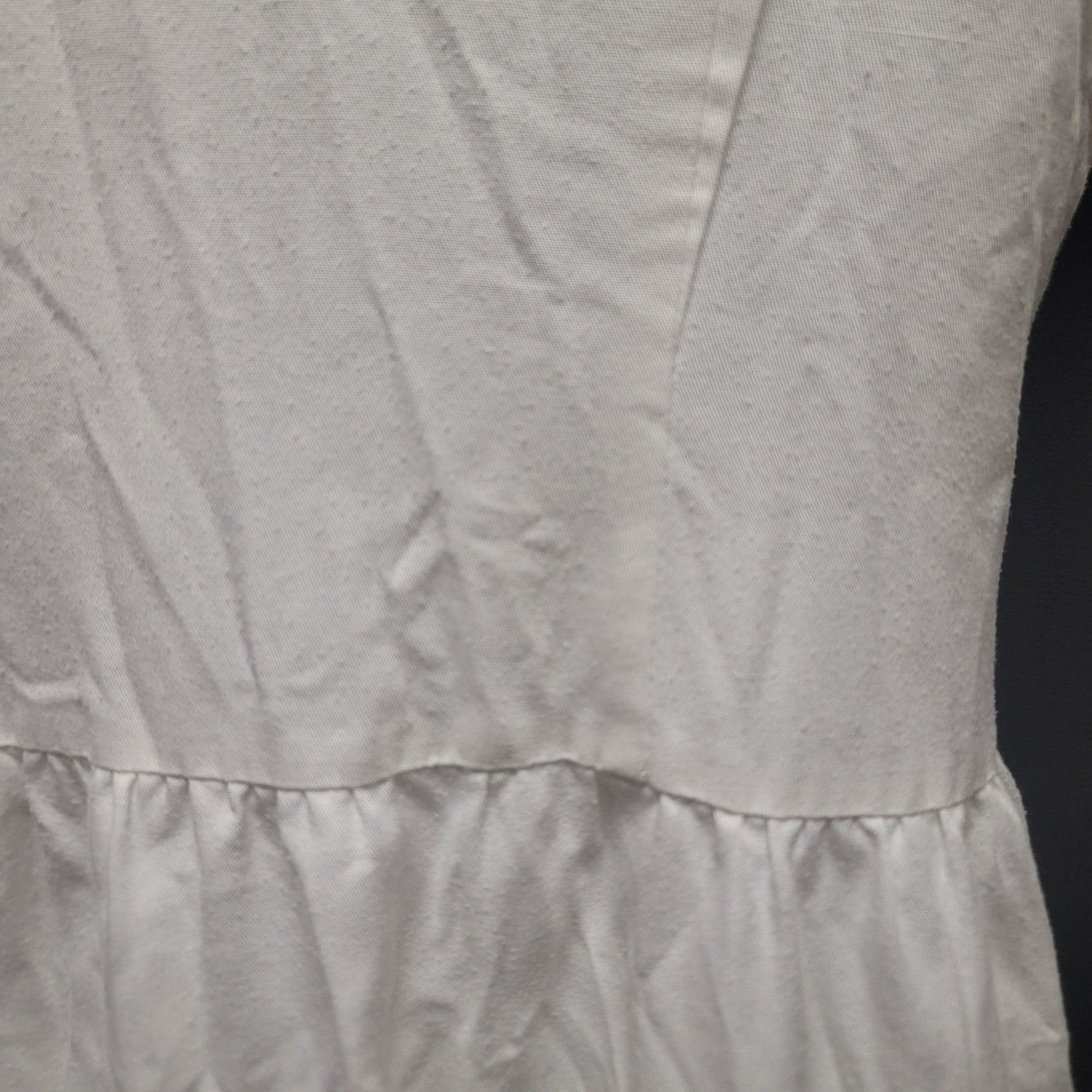 Vintage Dress Whites White Short Sleeve Nurse Uniform Dress Mid-Century Mod 10