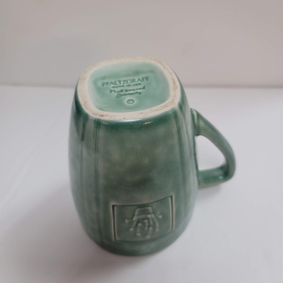 Pfaltzgraff green mug cup pottery Naturewood Serenity Collection