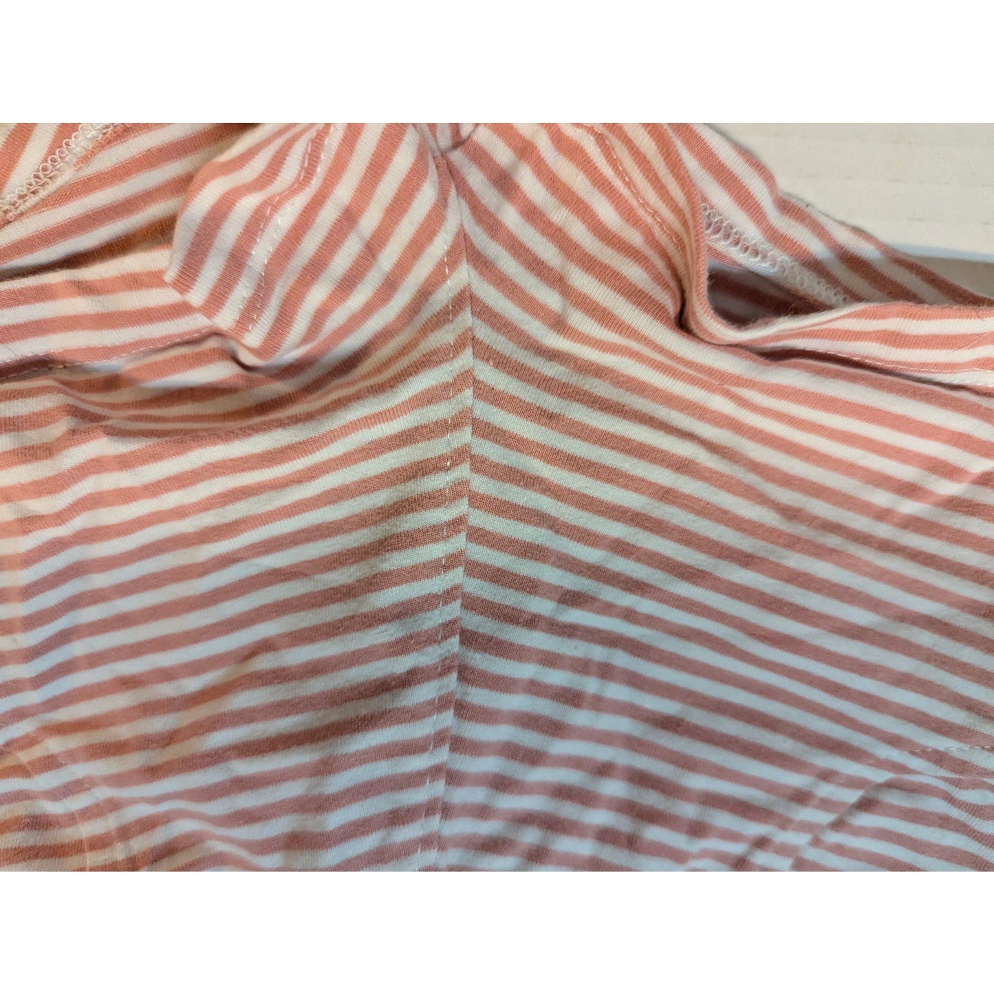 Nordstrom Baby Girls Pink Striped Diaper Cover Bloomers 9-12 Months
