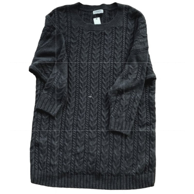NWT BB Dakota by Steve Madden Miss Mood Cable Tunic Sweater in Black Sz Large