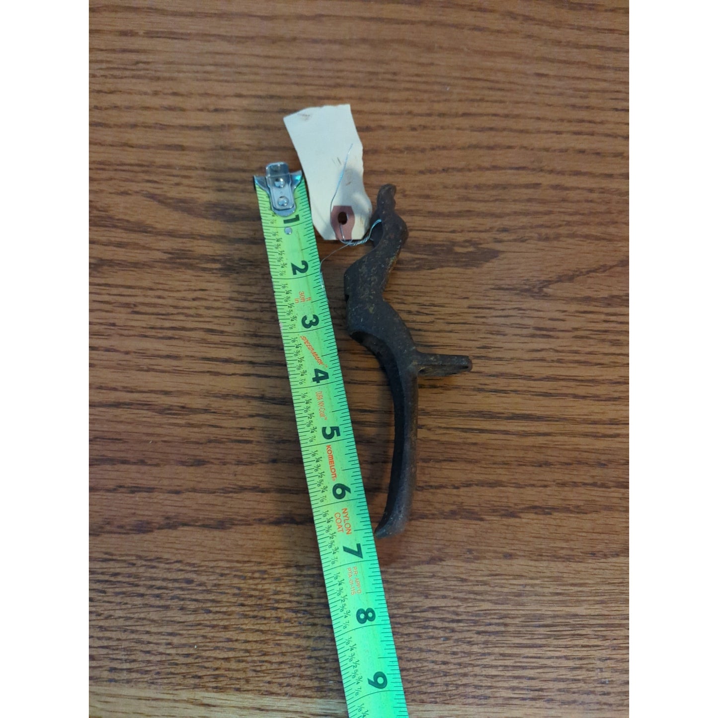 Vintage Cast Iron Flagpole Holder Dock Rail Mount Antique Hardware