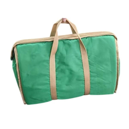 Insulated Cooler travel Waterproof  tote Bag Organizer soft sided Green One Size