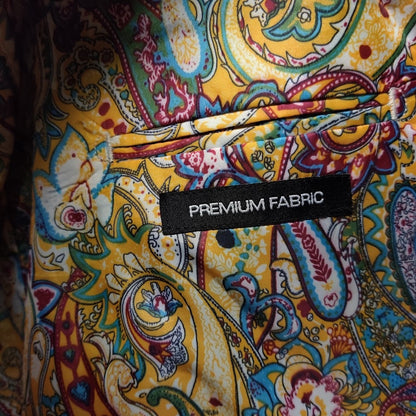Linea Uomo 48 Long Plum Purple Blazer Sport Coat Paisley Lining Stretch