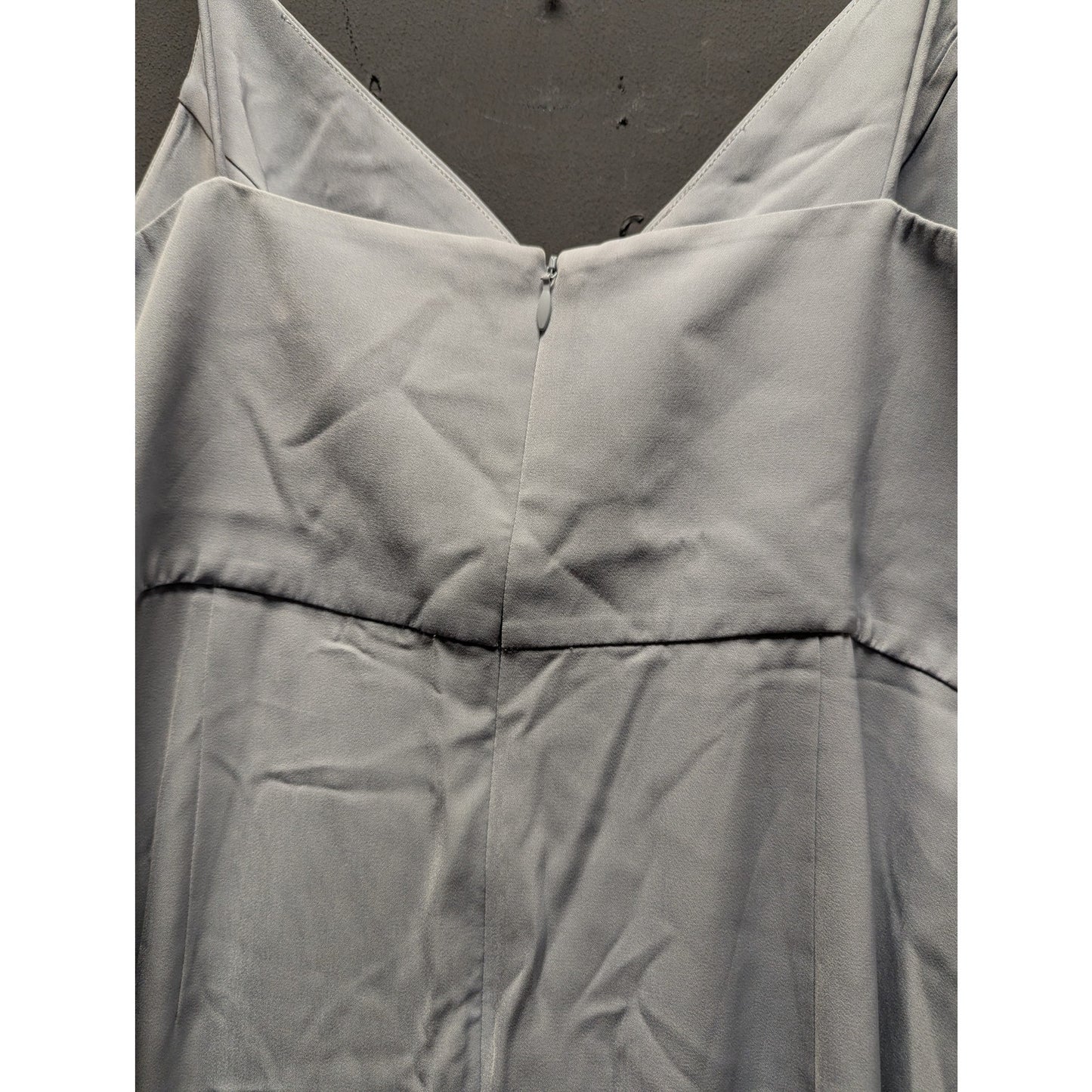 Shona Joy Powder Blue Cocktail Dress Size 8 NWT Formal Draped Front