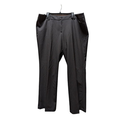 Worthington Women's Modern Fit Relaxed Trouser Leg Black NEW Size 22W Career