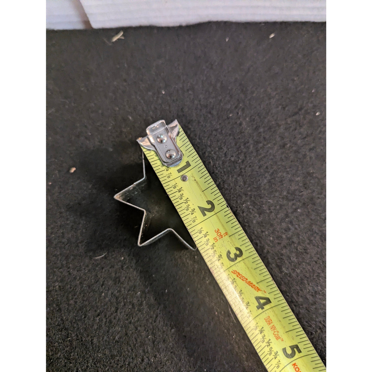 Vintage Metal Mini Cookie Cutters Set of 5 Heart Star Rabbit Diamond Spade Shape