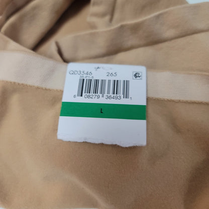 Calvin Klein NEW seamless boyshort undie panties mid rise nude Size Large QD3546