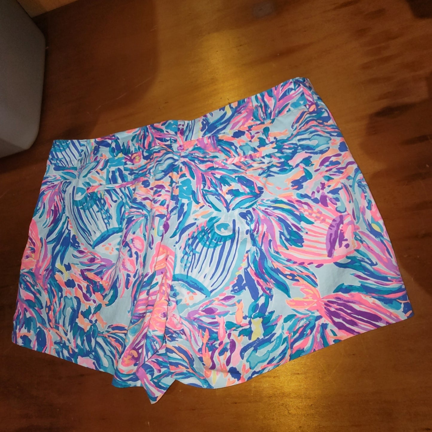 Lilly Pulitzer Callahan Shorts Size 14 Serene Blue Seas