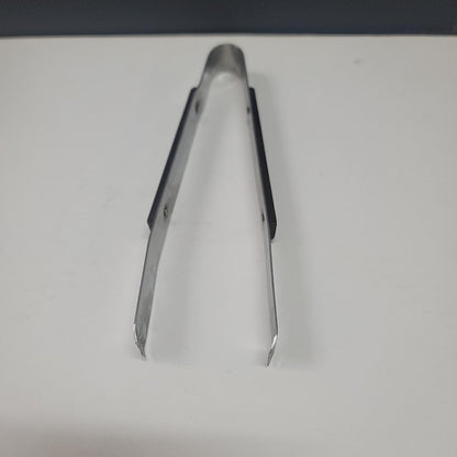 MCM Ice Tongs for Ice Bucket Stainless Steel & Wood Trim Made in Japan 7"