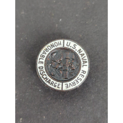 Vintage US Naval Reserve Honorable Discharge Ruptured Duck Lapel Pin WWII