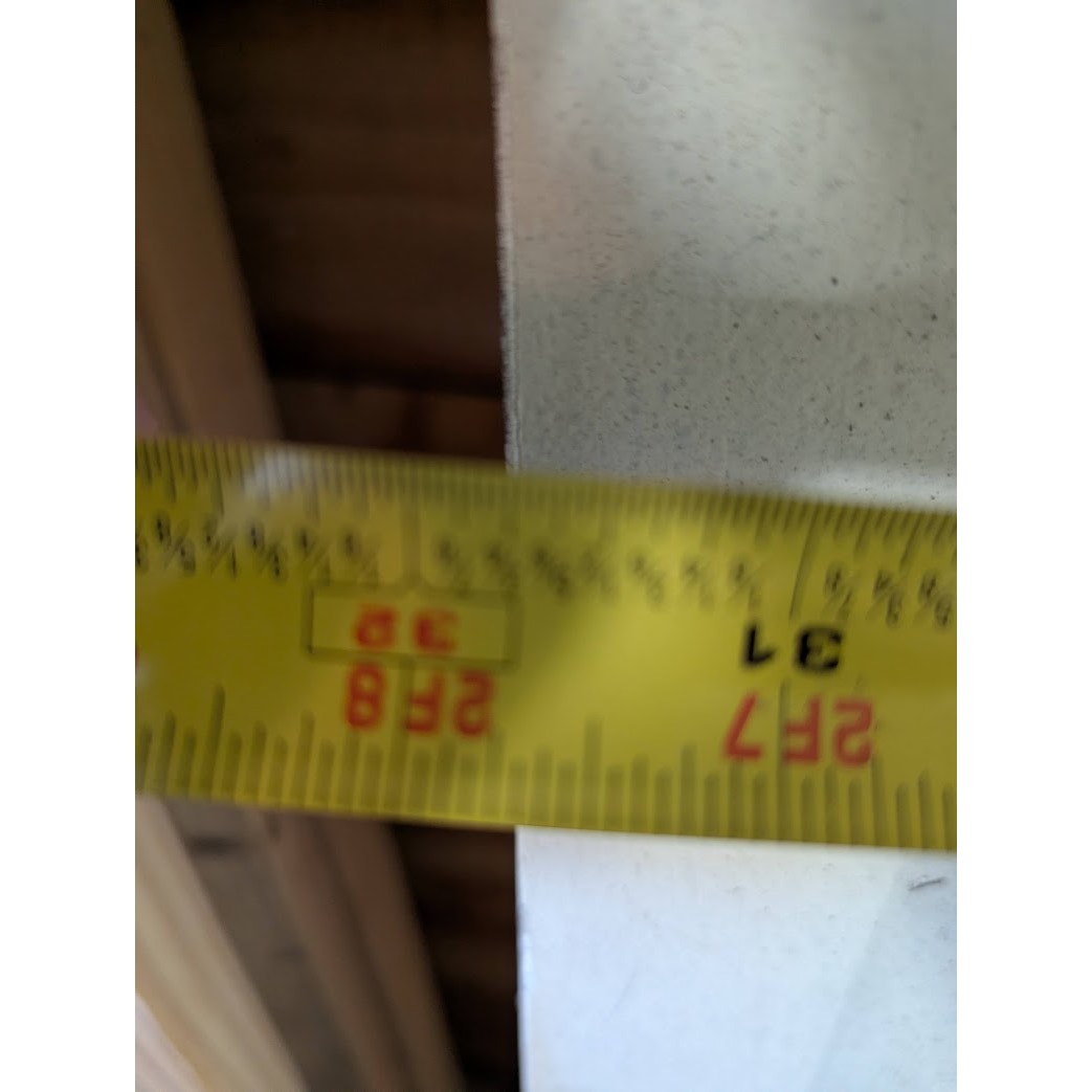 Secondhand Sandies: 32" x 96" glass single door prehung double doorknob holes