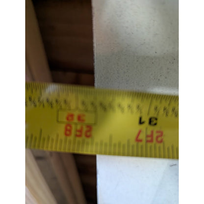 Secondhand Sandies: 32" x 96" glass single door prehung double doorknob holes