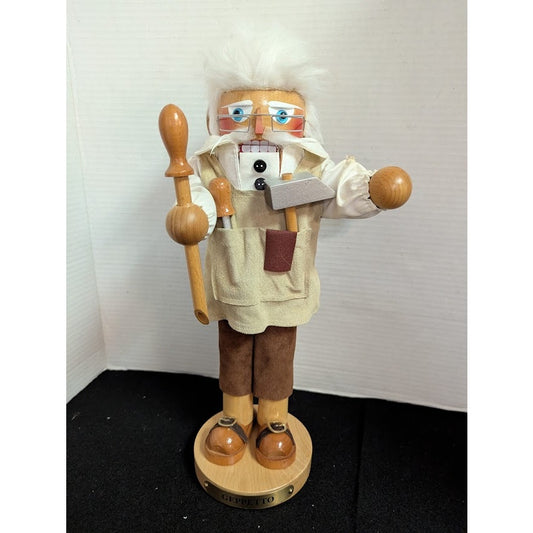 Vintage Steinbach Geppetto Woodcarver Nutcracker Handmade Germany Erzgebirge Art