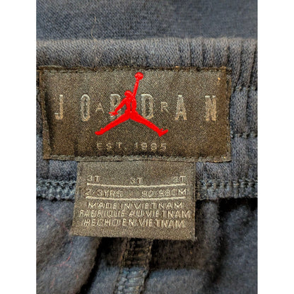 Streetwear Jordan Toddler Boys Black Fleece Logo Jogger Sweatpants NWT 3T