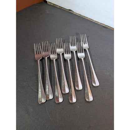 Vintage Spirit American Stainless Steel Flatware Set 46 pcs. MCM Modern design