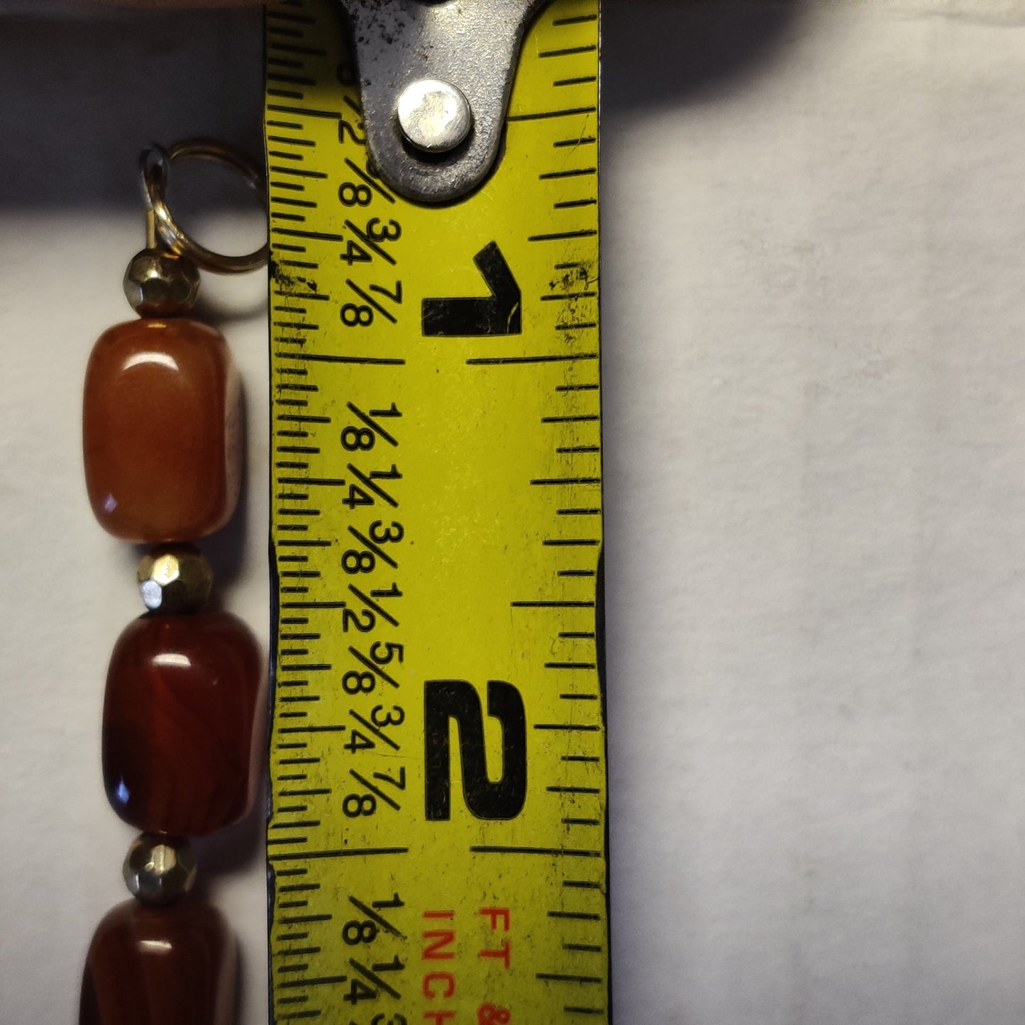 Vintage Carnelian Agate Chunky Geometric Statement Necklace