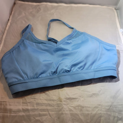 Zella baby blue sports bra size Small NEW
