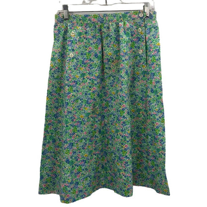 BT vintage skirt floral lightweight summer spring flowers Medium Fit Flare