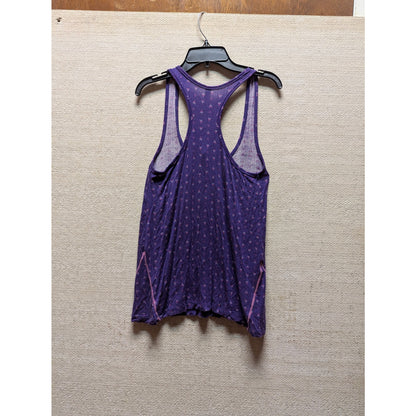 Honeydew Navy Floral Tank Racerback Pocket Top Lace Trim Sleeveless Pj's Medium