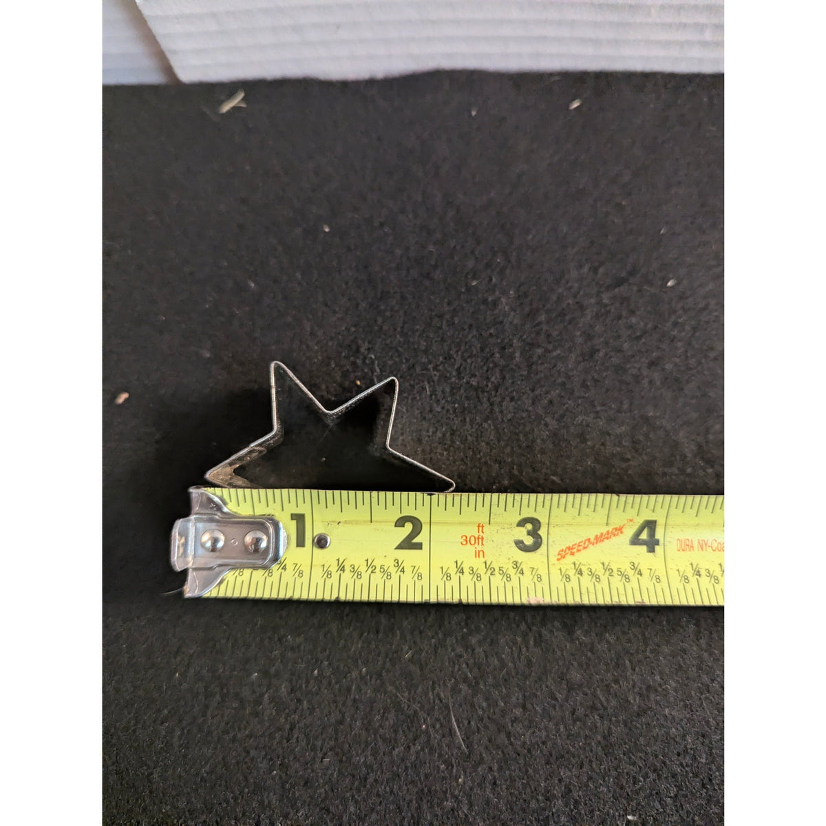 Vintage Metal Mini Cookie Cutters Set of 5 Heart Star Rabbit Diamond Spade Shape