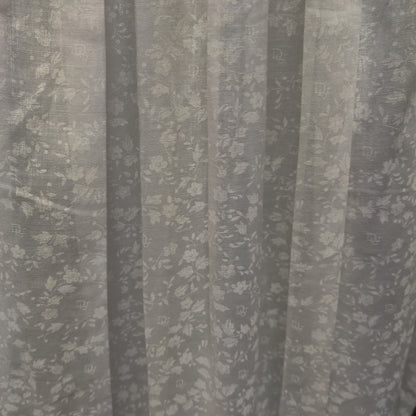 Vintage Christian Dior Blue Cotton Blend Eyelet Nightgown Small Luxury Boudoir