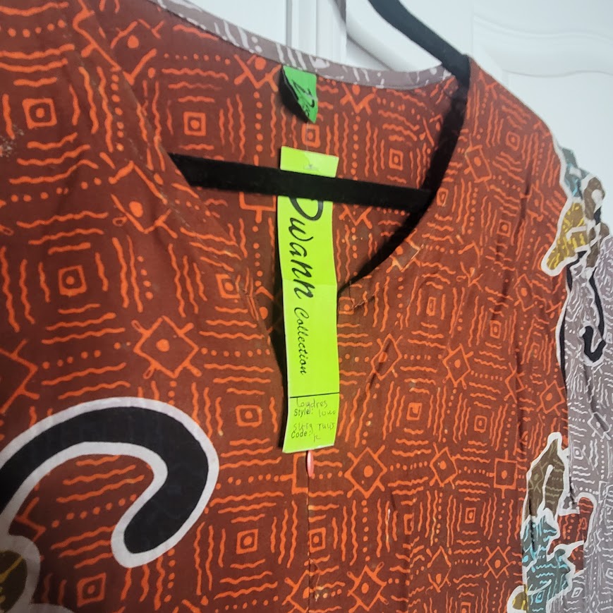 Womens House Dress ONE SIZE fits most Kaftan Beach CoverUp Cotton Colorful NEW