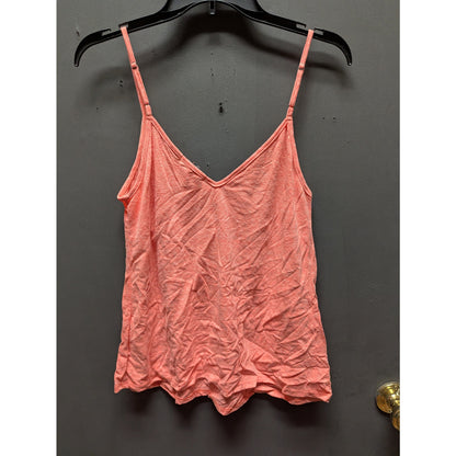 Socialite Tank Orange Marled Sleevless top Size Medium Layering Casual Summer