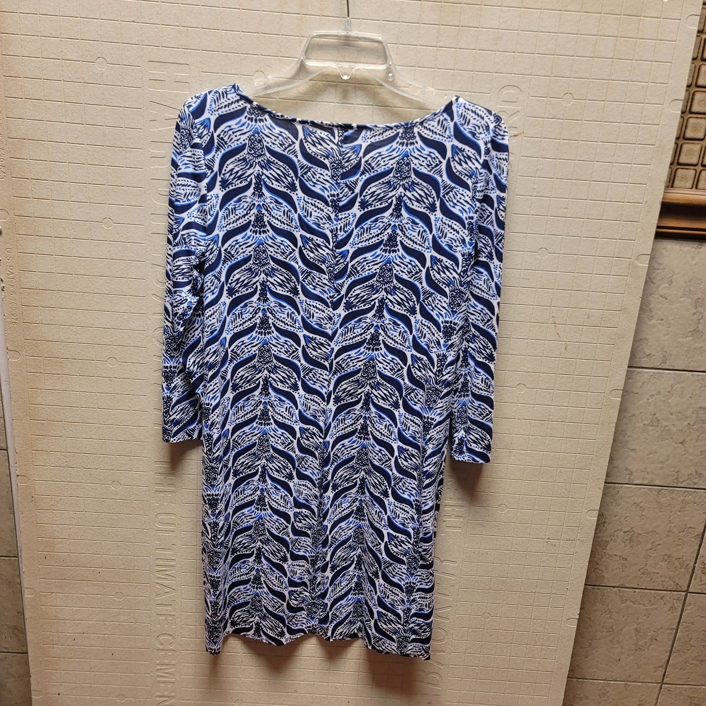 Lilly Pulitzer Marlowe Dress Resort White A Mermaids Tail Women's Size Small