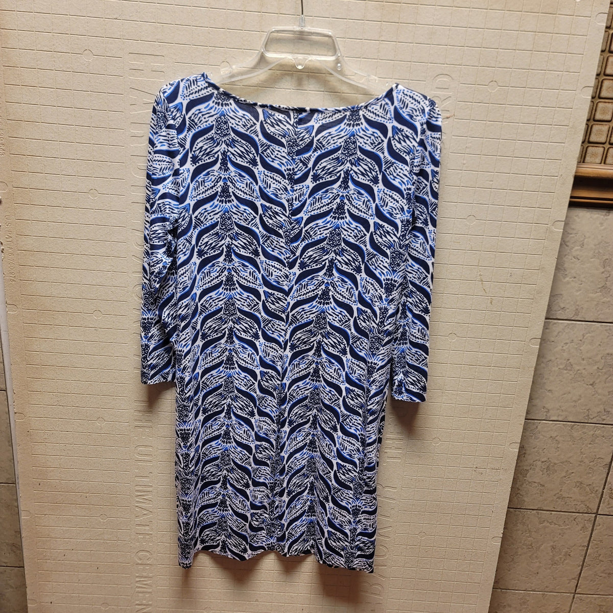 Lilly Pulitzer Marlowe Dress Resort White A Mermaids Tail Women's Size Small