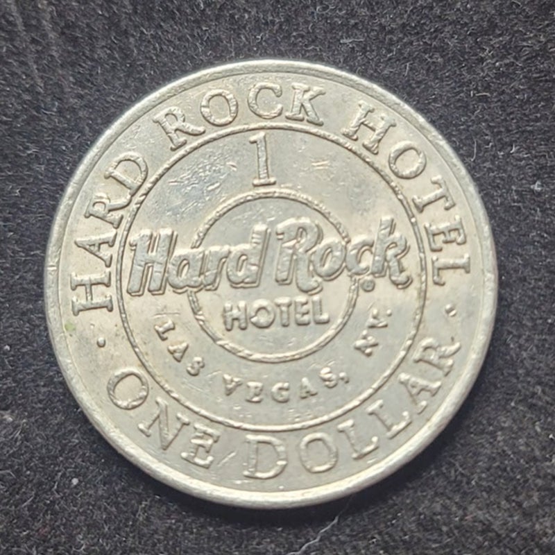 Vintage Hard Rock Hotel $1 Gaming Token Las Vegas Nevada Casino Coin