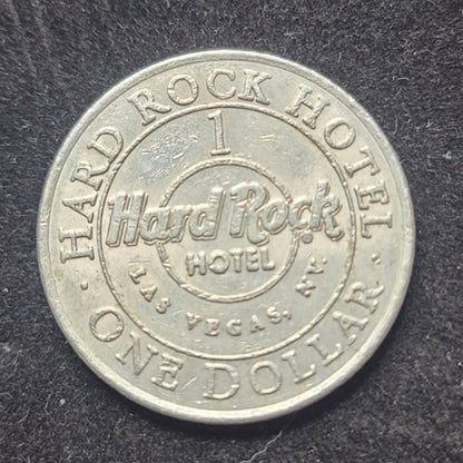 Vintage Hard Rock Hotel $1 Gaming Token Las Vegas Nevada Casino Coin