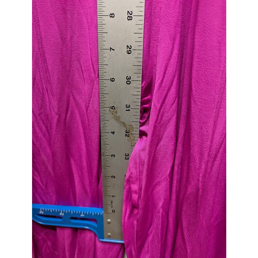 Alexia Admor Size 12 NEW Hot Pink sleeveless halter top jumpsuit Casual Cocktail