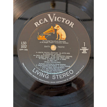 Vintage South Pacific Soundtrack RCA Victor LSO-1032 Living Stereo Vinyl LP