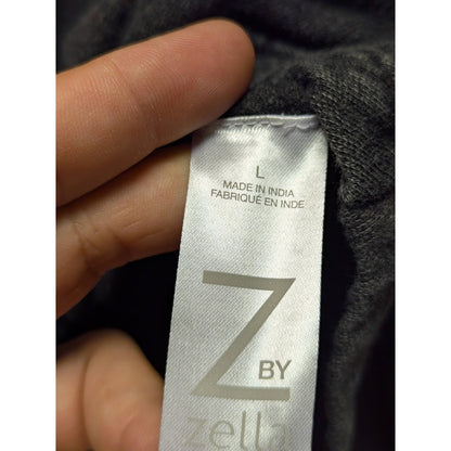 Z by Zella Twist-Front Long Sleeve Top Size Large NEW Activewear
