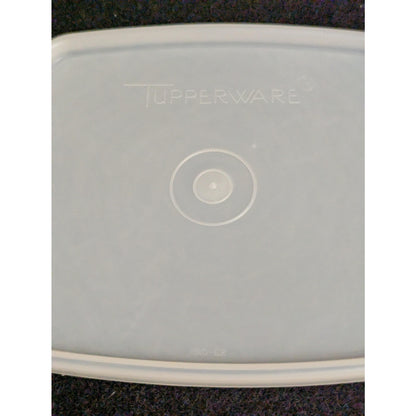 Vintage Tupperware Yellow Square Food Storage Container Sheer Lid 5" x 2" Retro