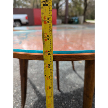 Buchschmid & Gretaux Inlay Inlaid Marquetry 3 pc. Coffee table and 2 End Tables